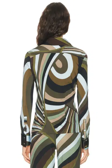 Pucci Jersey Satin Shirt | Thumbnail 3 Pucci Jersey Satin Shirt | Thumbnail 3