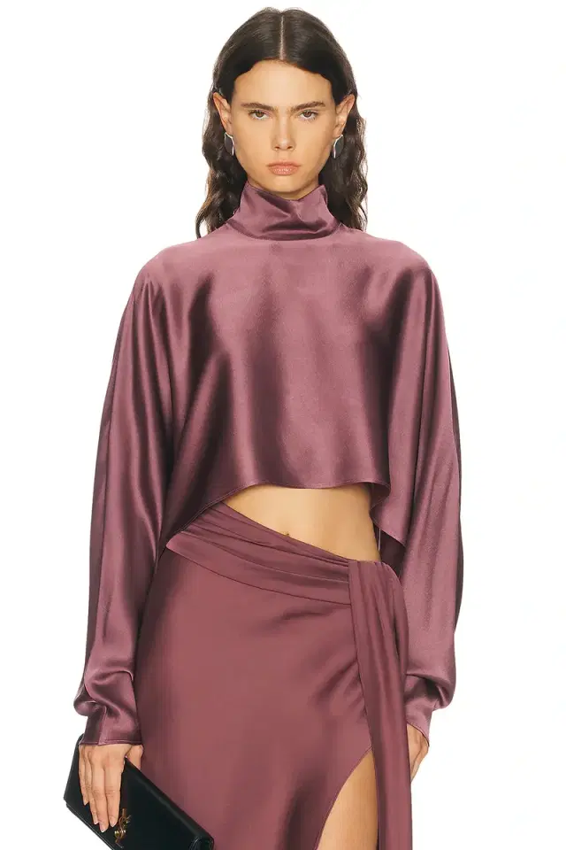 LaPointe Satin Caftan Top