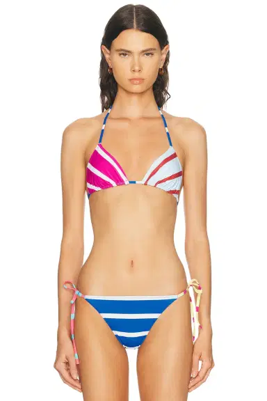 Solid & Striped The Iris Reversible Bikini Top | Thumbnail 1 Solid & Striped The Iris Reversible Bikini Top | Thumbnail 1