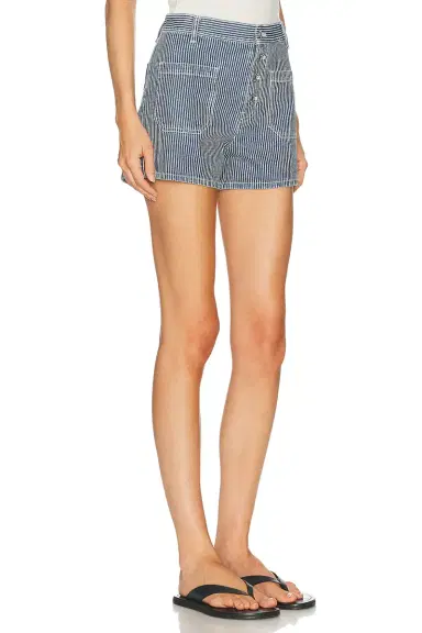 Nili Lotan Harley Striped Short | Thumbnail 2 Nili Lotan Harley Striped Short | Thumbnail 2