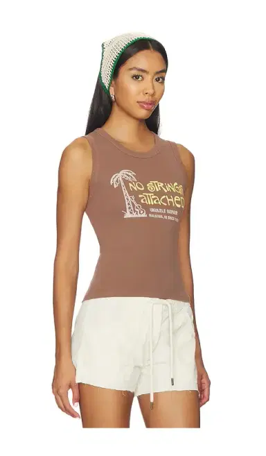 DAYDREAMER No Strings Attached Shrunken Tank Top | Thumbnail 2 DAYDREAMER No Strings Attached Shrunken Tank Top | Thumbnail 2