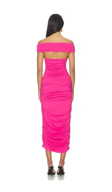 susana monaco V-wire Gathered Dress | Thumbnail 3 susana monaco V-wire Gathered Dress | Thumbnail 3