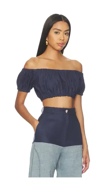 MATTHEW BRUCH Bubble Crop Top | Thumbnail 2 MATTHEW BRUCH Bubble Crop Top | Thumbnail 2