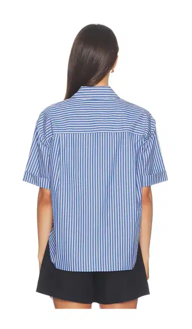 rag & bone Connie Short Sleeve Stripe Shirt | Thumbnail 3 rag & bone Connie Short Sleeve Stripe Shirt | Thumbnail 3