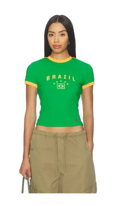 Hype and Vice Brazil Goalie Tee | Thumbnail 1