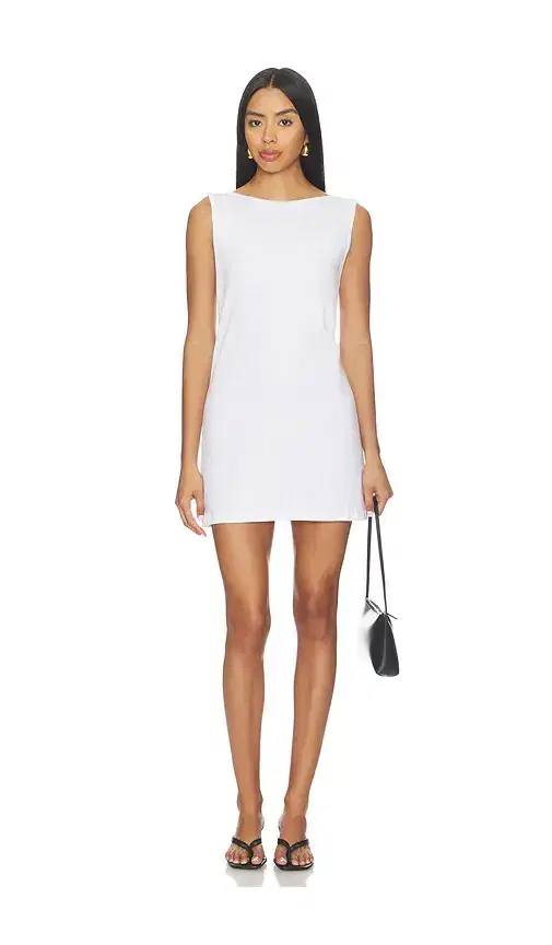LESET Nando Boatneck Mini Dress