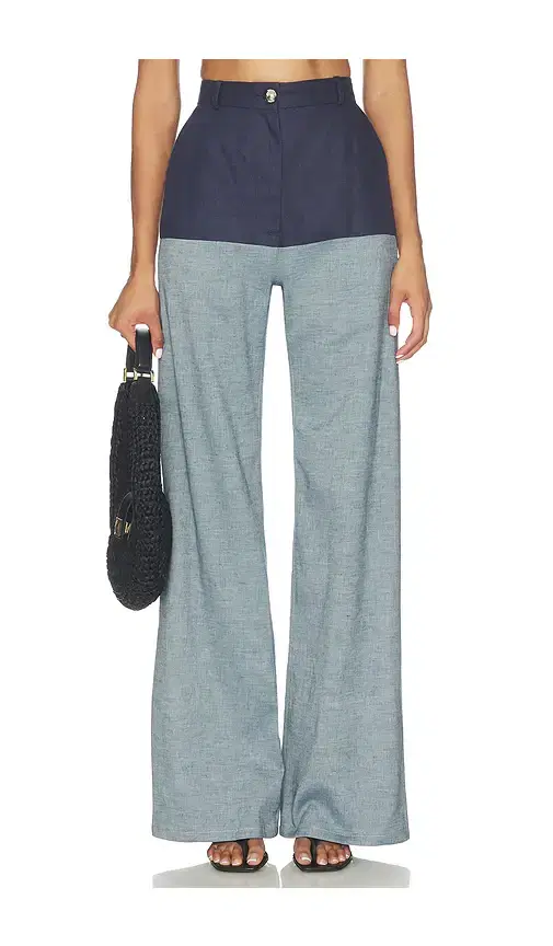 MATTHEW BRUCH High-waist Combo Jeans