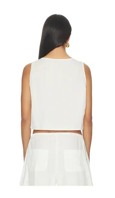 LESET Daniel Crop Sleeveless Crew | Thumbnail 3 LESET Daniel Crop Sleeveless Crew | Thumbnail 3