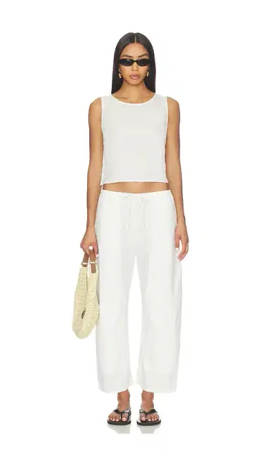 LESET Daniel Crop Sleeveless Crew | Thumbnail 4 LESET Daniel Crop Sleeveless Crew | Thumbnail 4