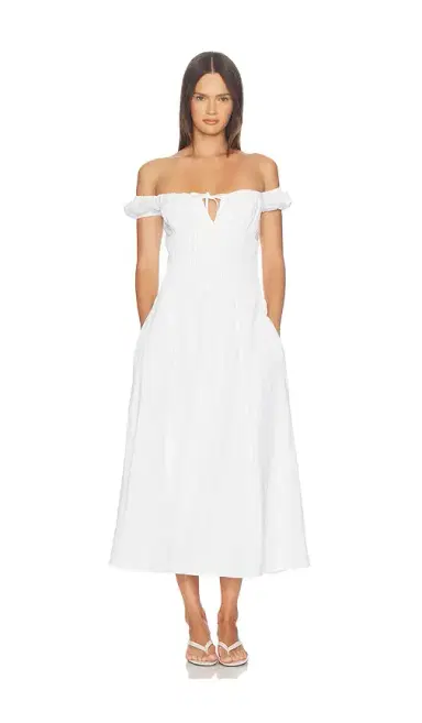 Onia Off Shoulder Midi Dress | Thumbnail 1