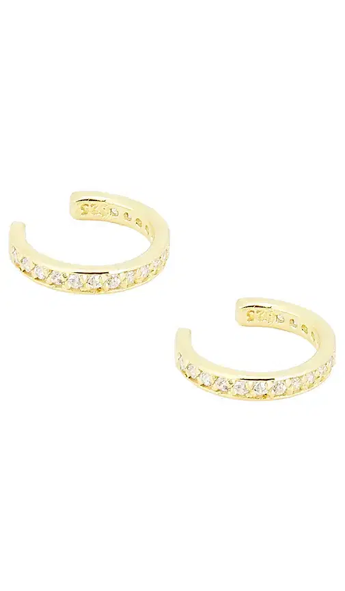 Mazin Jewels Lumen Ear Cuff Earrings