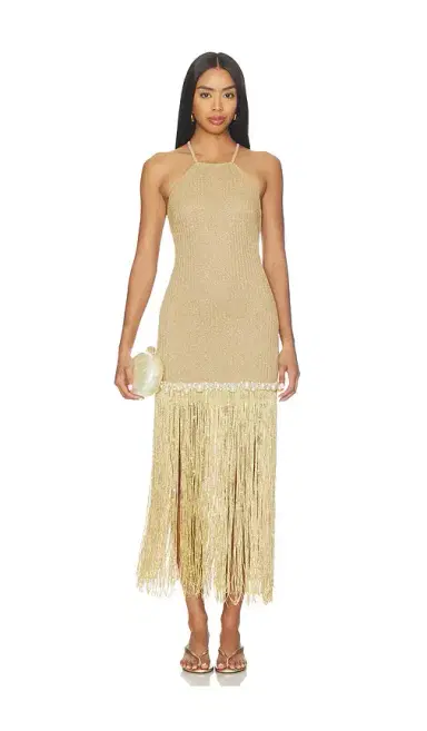 PatBo Aurea Crochet Midi Dress | Thumbnail 1 PatBo Aurea Crochet Midi Dress | Thumbnail 1