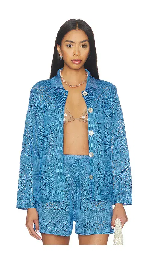 Calle Del Mar Handkerchief Long Sleeve Shirt
