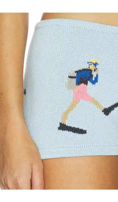 Yellow The Label Diver Knit Short | Thumbnail 6
