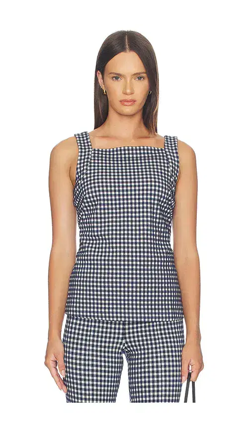 Ponte High Neck Tank Top