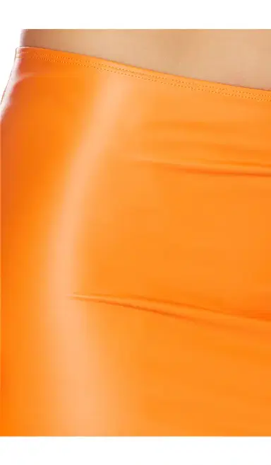 naranja furcado Latex Splash Mini Skirt | Thumbnail 6