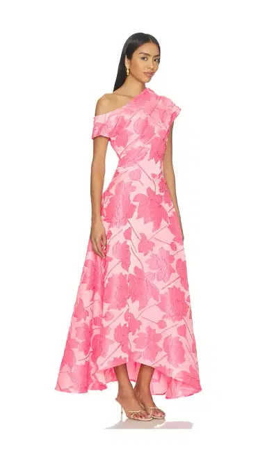 Elliatt Dionne Asymmetrical Maxi Gown | Thumbnail 2