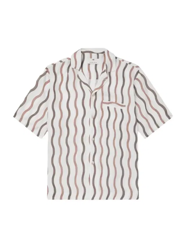 Frescobol Carioca La Marzocco Striped Tencel® and Linen-Blend Pyjama Shirt - Men