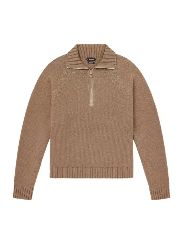 Tom Ford Wool and Cashmere-Blend Half-Zip Sweater - Men
