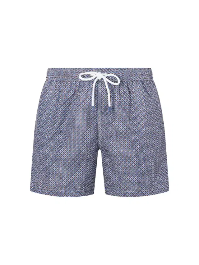Madeira Printed Straight-Leg Swim Shorts - Men