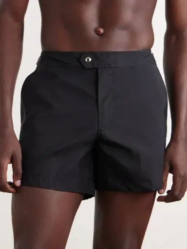 Tom Ford Straight-Leg Mid-Length Swim Shorts - Men | Thumbnail 2