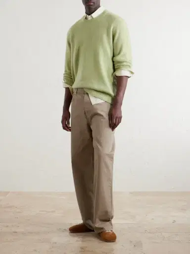 The Elder Statesman Nimbus Cashmere and Silk-Blend Sweater - Men | Thumbnail 2 The Elder Statesman Nimbus Cashmere and Silk-Blend Sweater - Men | Thumbnail 2