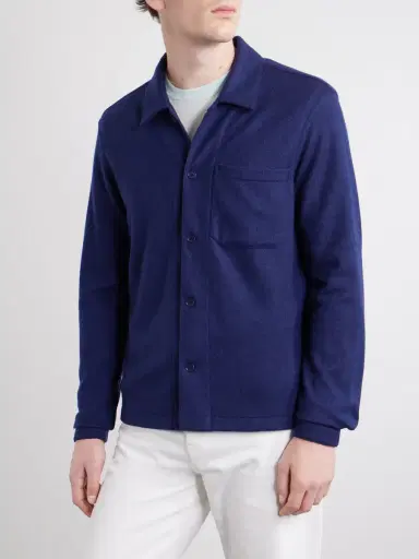 Tom Ford Logo-Embroidered Cashmere Shirt - Men | Thumbnail 3