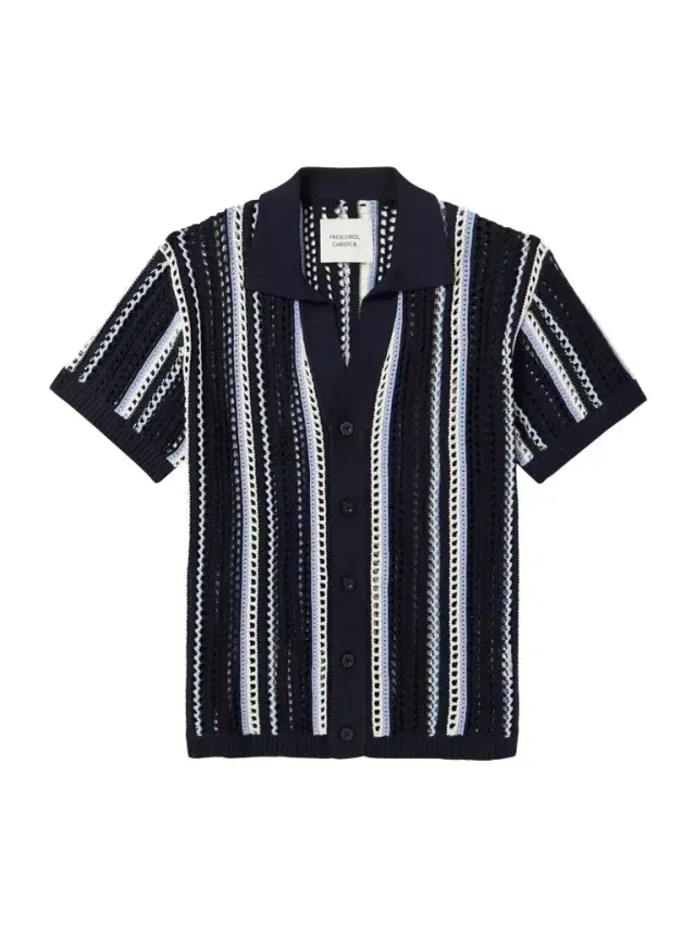 Frescobol Carioca Pinto Crocheted Cotton Shirt - Men