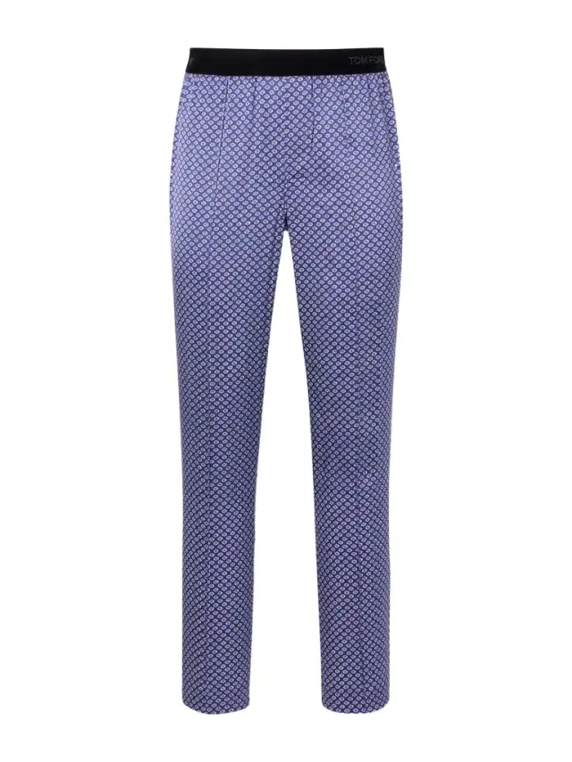 Tom Ford Printed Silk-Blend Satin Pyjama Trousers - Men