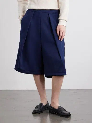 KAPITAL Kome-Kome Straight-Leg Satin-Jersey Shorts - Men | Thumbnail 3