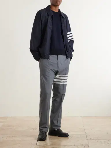 Thom Browne Striped Ripstop Track Jacket - Men | Thumbnail 2 Thom Browne Striped Ripstop Track Jacket - Men | Thumbnail 2