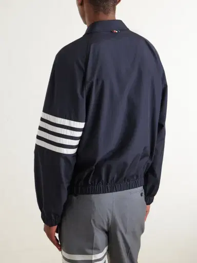 Thom Browne Striped Ripstop Track Jacket - Men | Thumbnail 4 Thom Browne Striped Ripstop Track Jacket - Men | Thumbnail 4