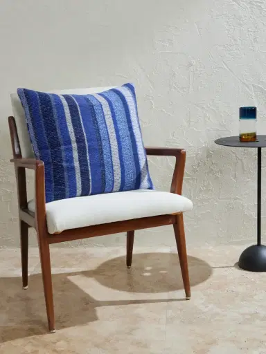 The Elder Statesman Striped Knitted Cashmere Cushion - Men | Thumbnail 2 The Elder Statesman Striped Knitted Cashmere Cushion - Men | Thumbnail 2