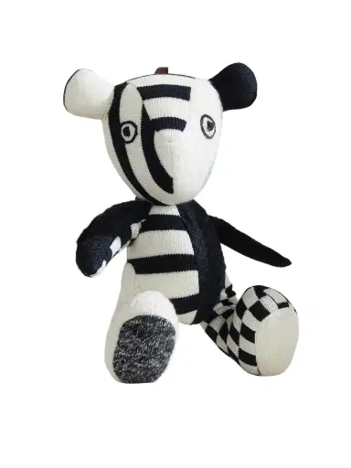 The Elder Statesman Elder Striped Cashmere Teddy Bear - Men | Thumbnail 1