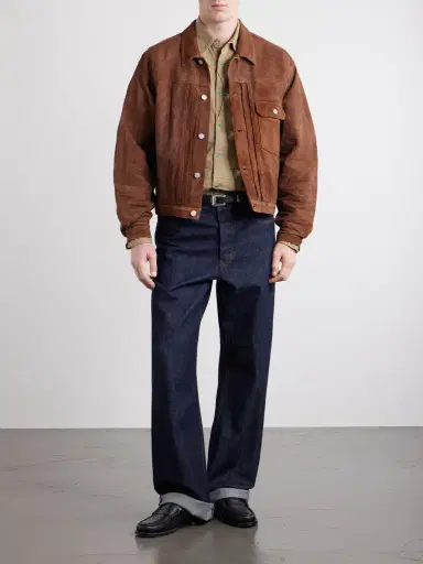 KAPITAL Thunderbird Panelled Cotton-Twill Shirt - Men | Thumbnail 2 KAPITAL Thunderbird Panelled Cotton-Twill Shirt - Men | Thumbnail 2