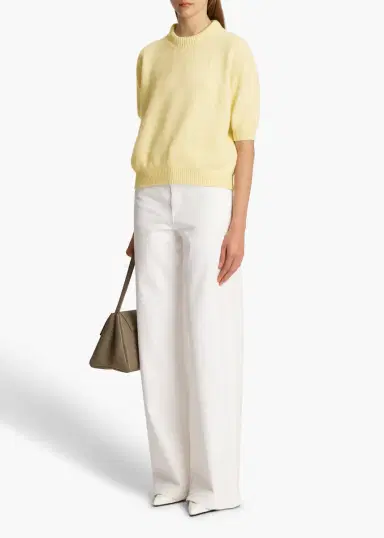Khaite Dane Stretch Jean In White | Thumbnail 2