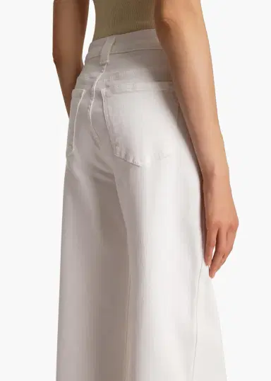Khaite Dane Stretch Jean In White | Thumbnail 6