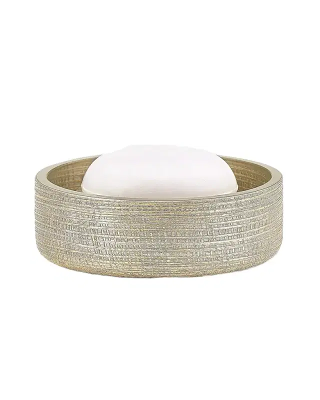 Labrazel Woven Metallic Soap Dish