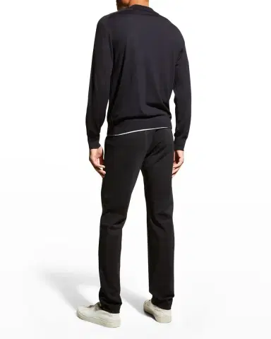 Theory Men's Zaine Precision Ponte Slim-Straight Chino-Style Pants | Thumbnail 3 Theory Men's Zaine Precision Ponte Slim-Straight Chino-Style Pants | Thumbnail 3