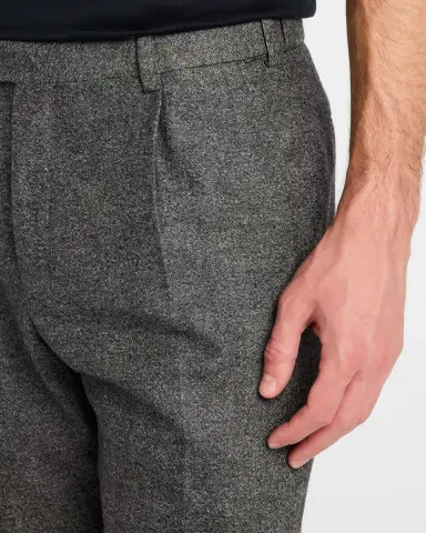 Brioni Men's Wool Flannel Trousers | Thumbnail 5