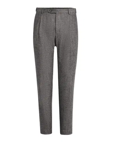 Brioni Men's Wool Flannel Trousers | Thumbnail 1