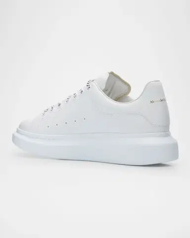 Alexander McQueen Men's Smooth Leather Oversized Sneakers | Thumbnail 4