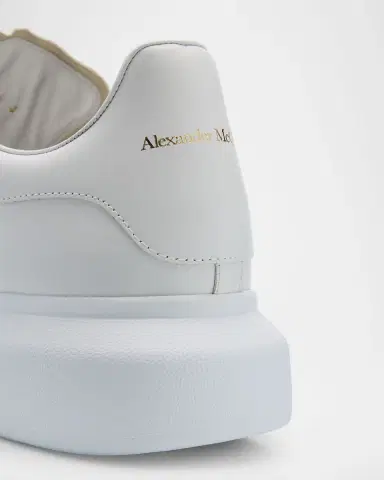 Alexander McQueen Men's Smooth Leather Oversized Sneakers | Thumbnail 6