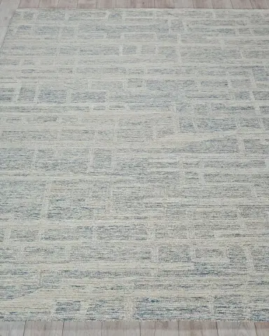 Exquisite Rugs Park City Hand-Tufted Blue/Ivory Rug | Thumbnail 3 Exquisite Rugs Park City Hand-Tufted Blue/Ivory Rug | Thumbnail 3