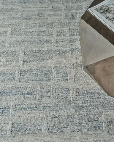 Exquisite Rugs Park City Hand-Tufted Blue/Ivory Rug | Thumbnail 7 Exquisite Rugs Park City Hand-Tufted Blue/Ivory Rug | Thumbnail 7