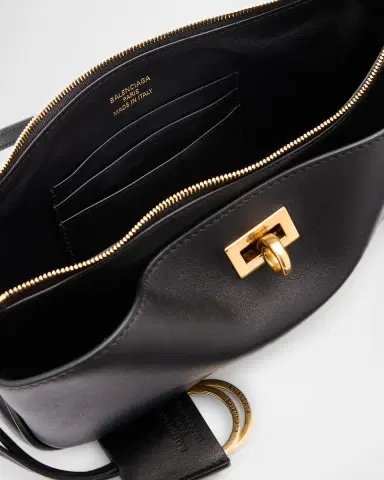 Balenciaga Rodeo Sling Pochette Smooth Leather Shoulder Bag | Thumbnail 3 Balenciaga Rodeo Sling Pochette Smooth Leather Shoulder Bag | Thumbnail 3