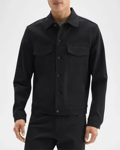 Theory Men's The River Jacket in Neoteric Twill | Thumbnail 4