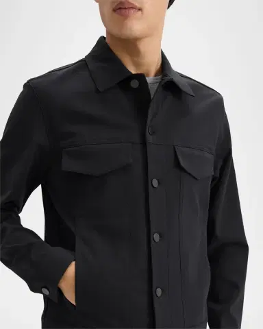 Theory Men's The River Jacket in Neoteric Twill | Thumbnail 5
