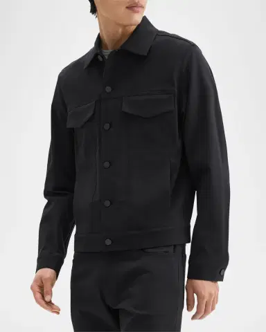 Theory Men's The River Jacket in Neoteric Twill | Thumbnail 6