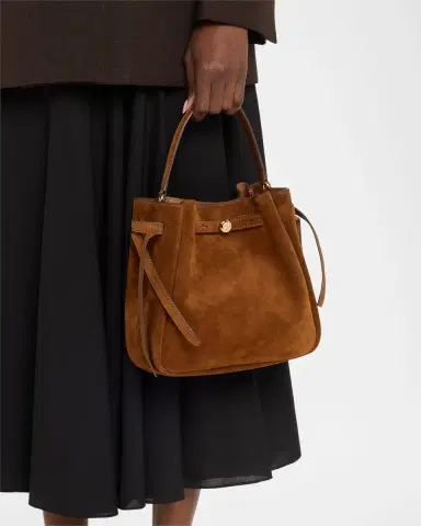 Tory Burch Romy Belted Suede Bucket Bag | Thumbnail 2 Tory Burch Romy Belted Suede Bucket Bag | Thumbnail 2